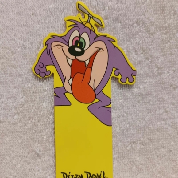 Vintage Looney tunes Dizzy Devil beanie book mark - Picture 1 of 5